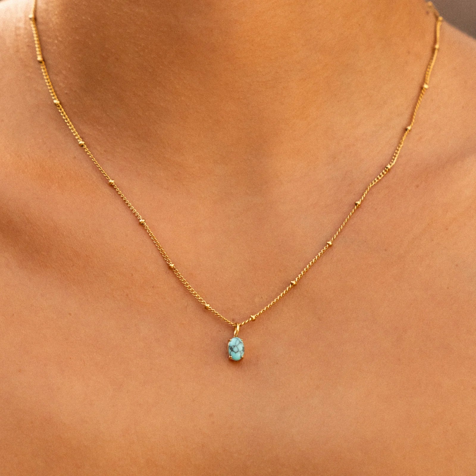 Atolea Turquoise Pendant Necklace