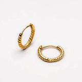 Twisted Hoops Earrings