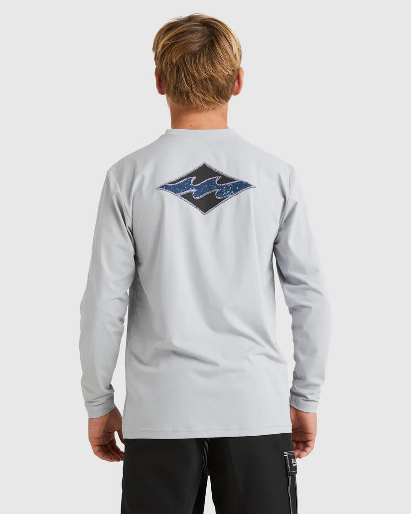 Billabong Diamond Shoreline Rash Vest Boys 8-16