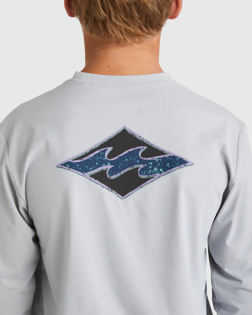 Billabong Diamond Shoreline Rash Vest Boys 8-16