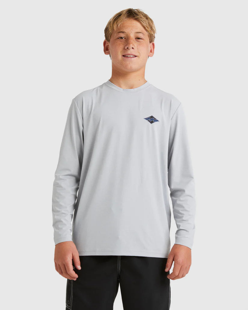 Billabong Diamond Shoreline Rash Vest Boys 8-16