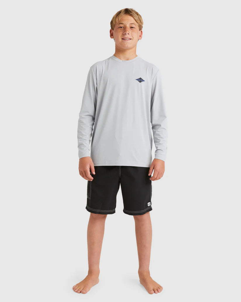 Billabong Diamond Shoreline Rash Vest Boys 8-16