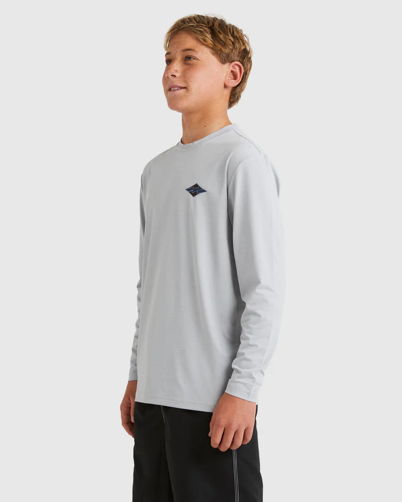 Billabong Diamond Shoreline Rash Vest Boys 8-16