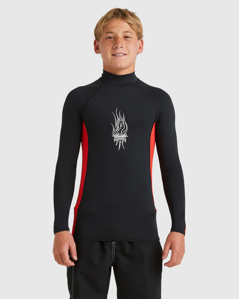 Billabong Jimmy Contrast Rash Vest Boys 8-16