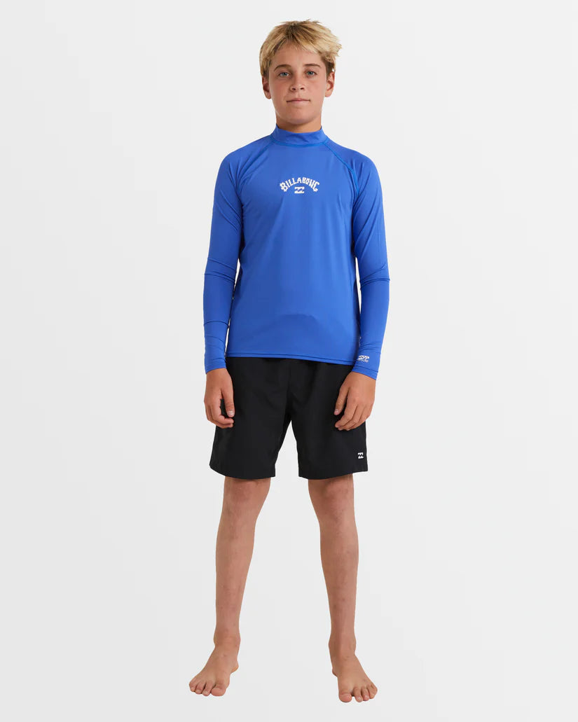 Billabong All Day Arch Rash Vest Boys 8-16