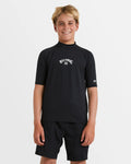 Billabong All Day Arch Rash Vest Boys 8-16