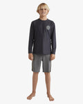 Billabong Rotor Shorline Long Sleeve Rash Vest Boys 8-16