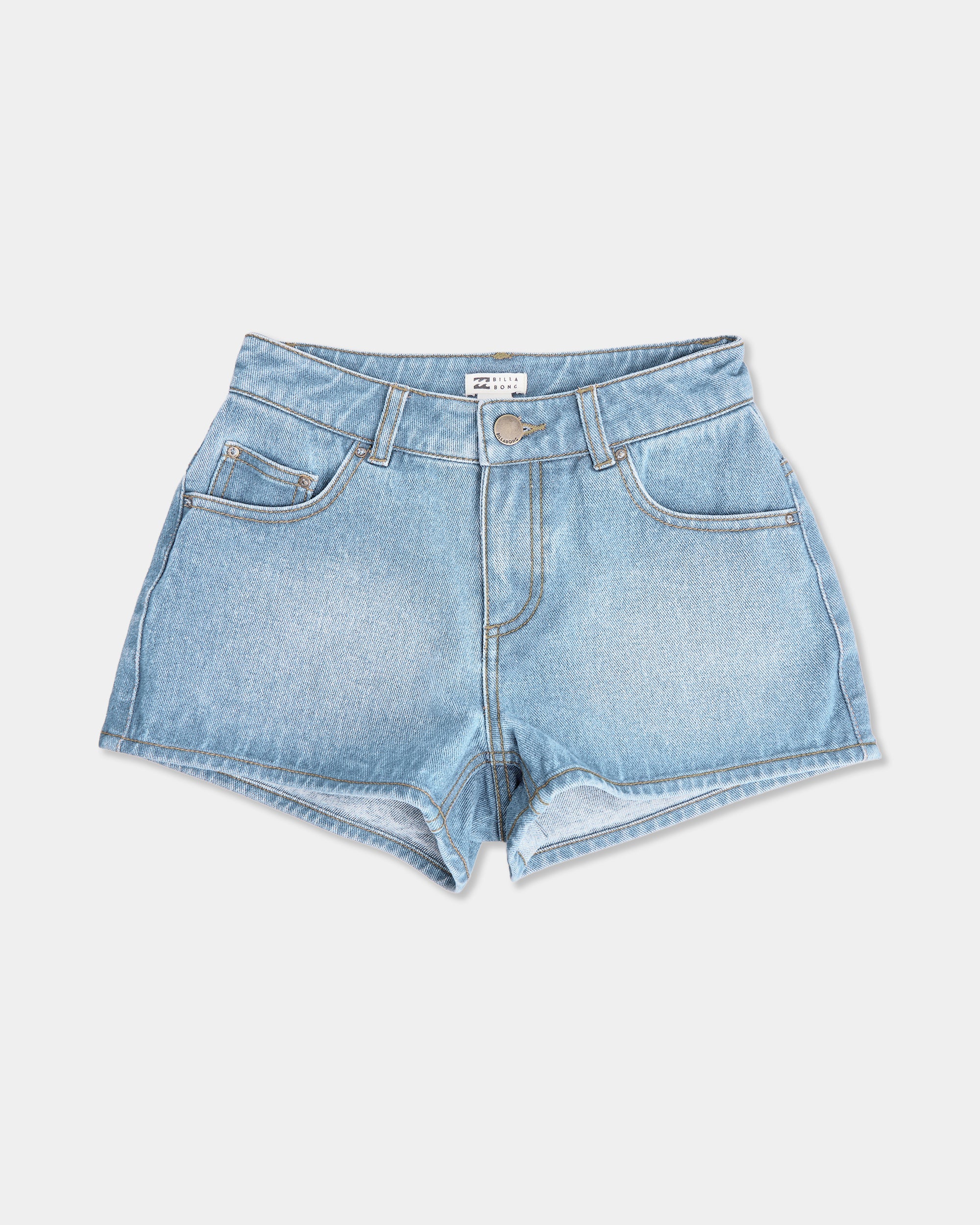 Billabong Salty Club Denim Shorts Girls 6-16