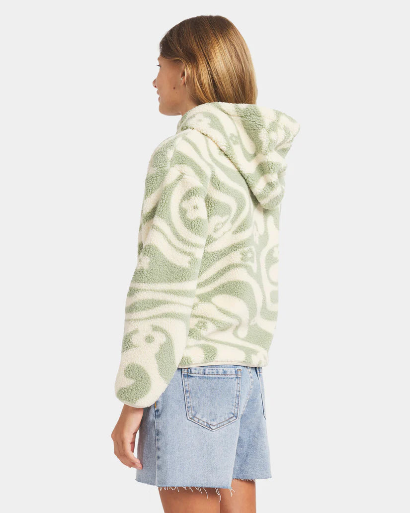 Billabong Just In Time Fleece Top Girls 2-16