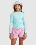 Catch A Wave Long Sleeve Rash Vest Girls