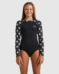 Flowers In The Sky Bodysuit Rash Vest Girls 6-14