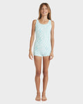 Billabong Lost On You Retro Surf Bodysuit One Piece Girls 6-16