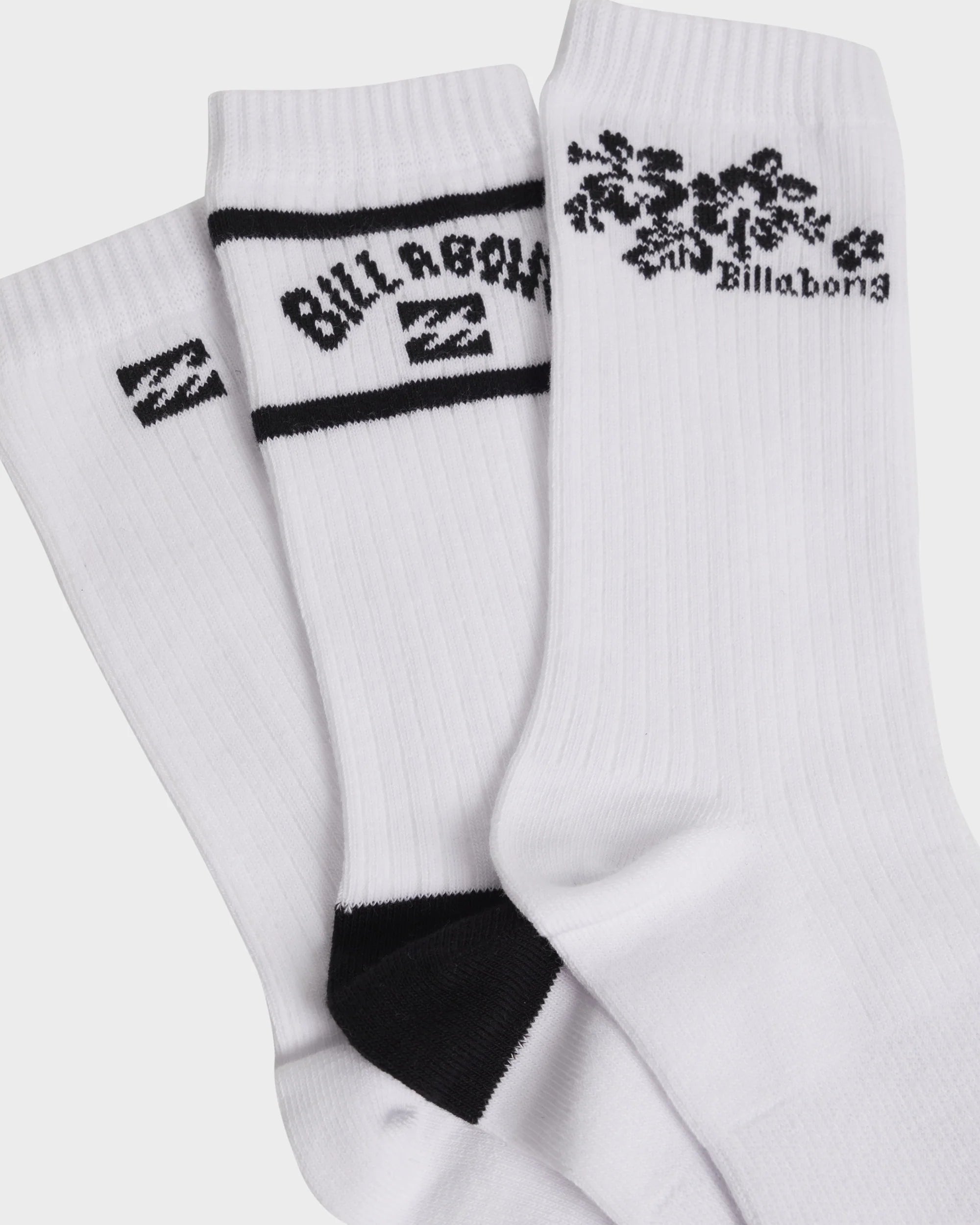 Billabong Good Times 3 Pack Crew Socks