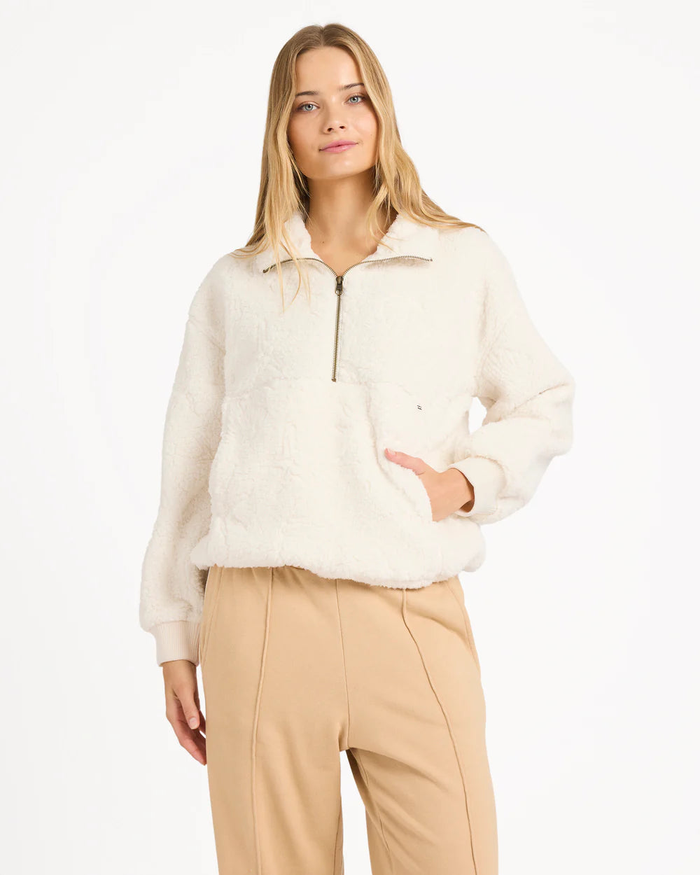 Billabong Rising Tides Half Zip Fleece Jumper