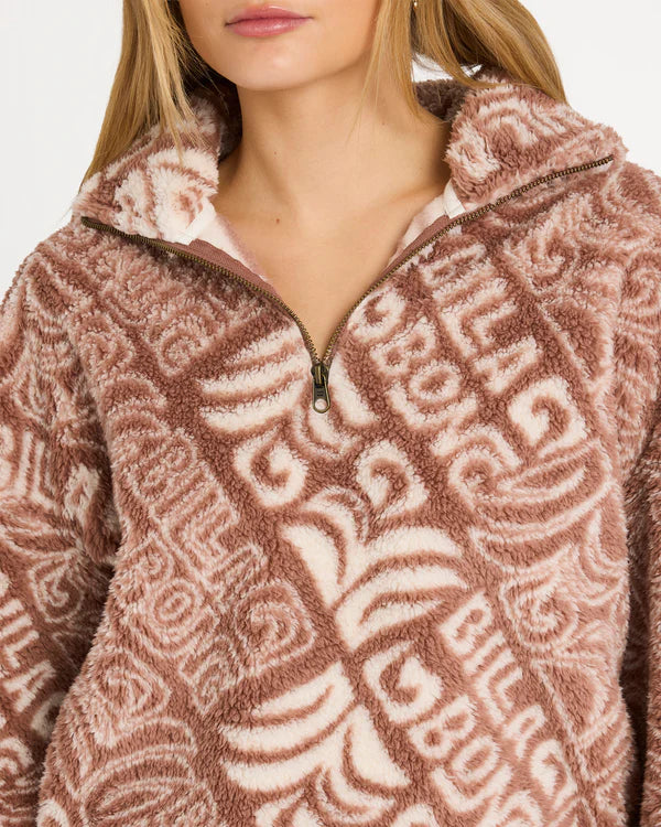 BILLABONG GO FOR IT HALF ZIP CREW
