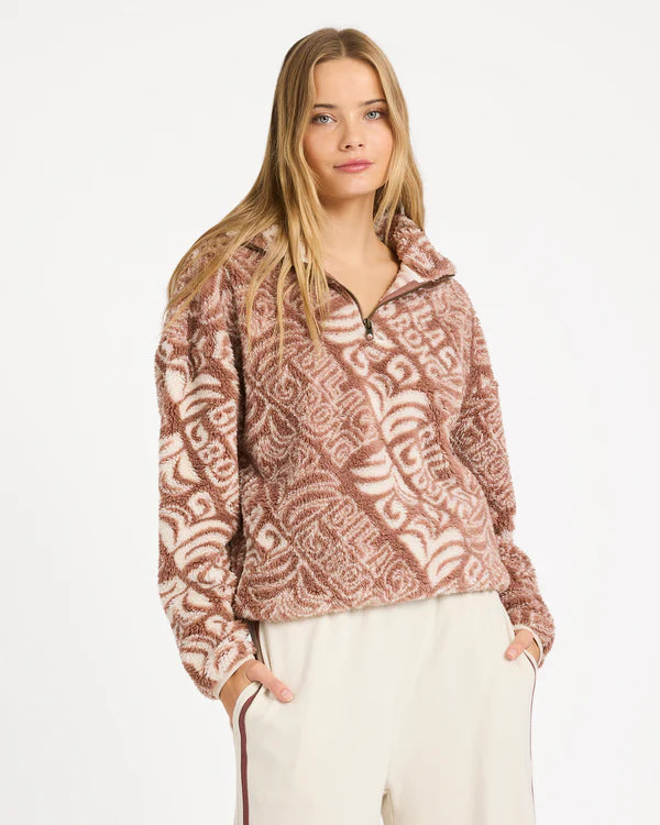 BILLABONG GO FOR IT HALF ZIP CREW