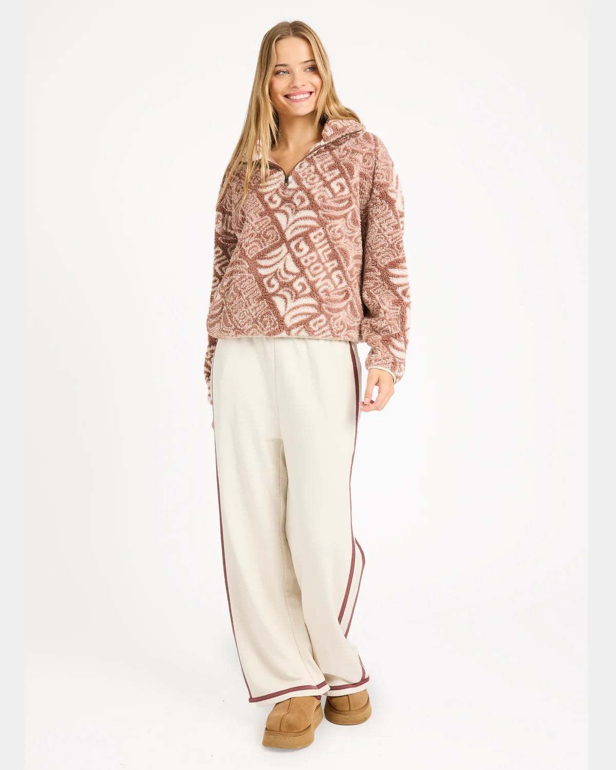 BILLABONG GO FOR IT HALF ZIP CREW