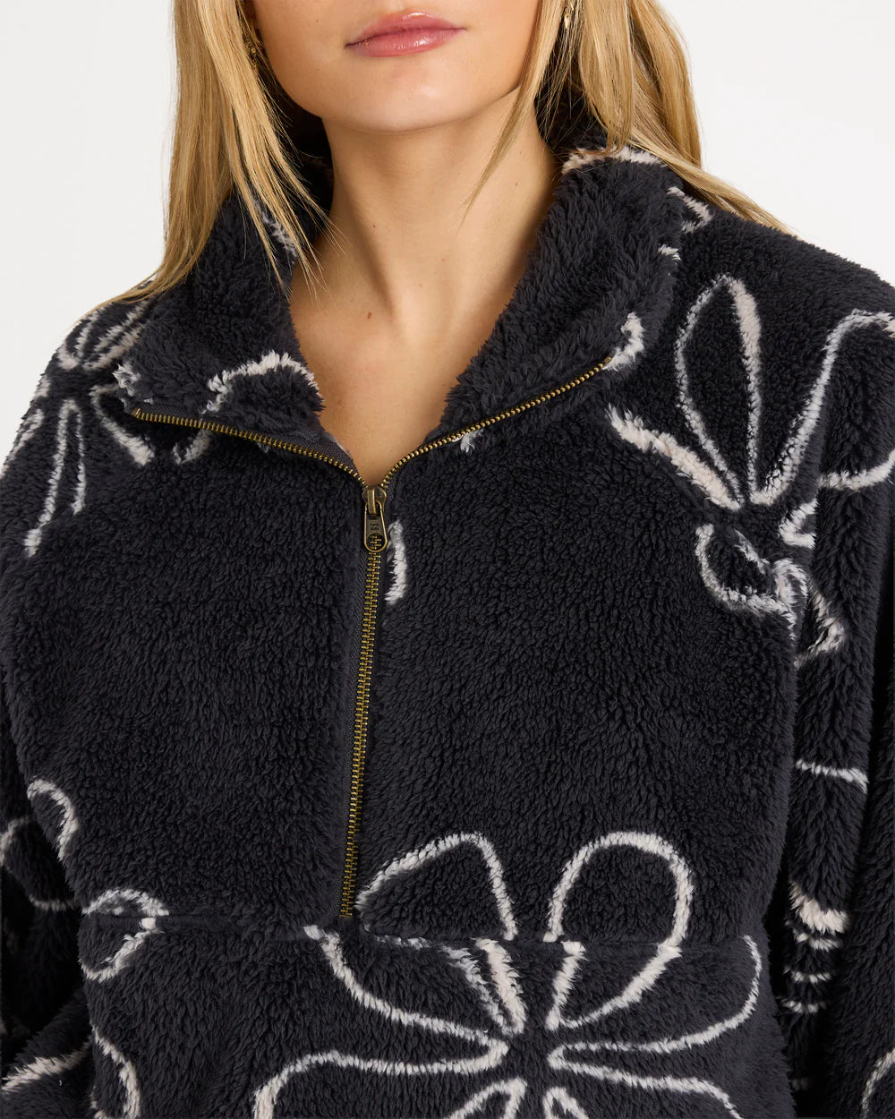 Billabong Good Life Half Zip Fleece Jumper