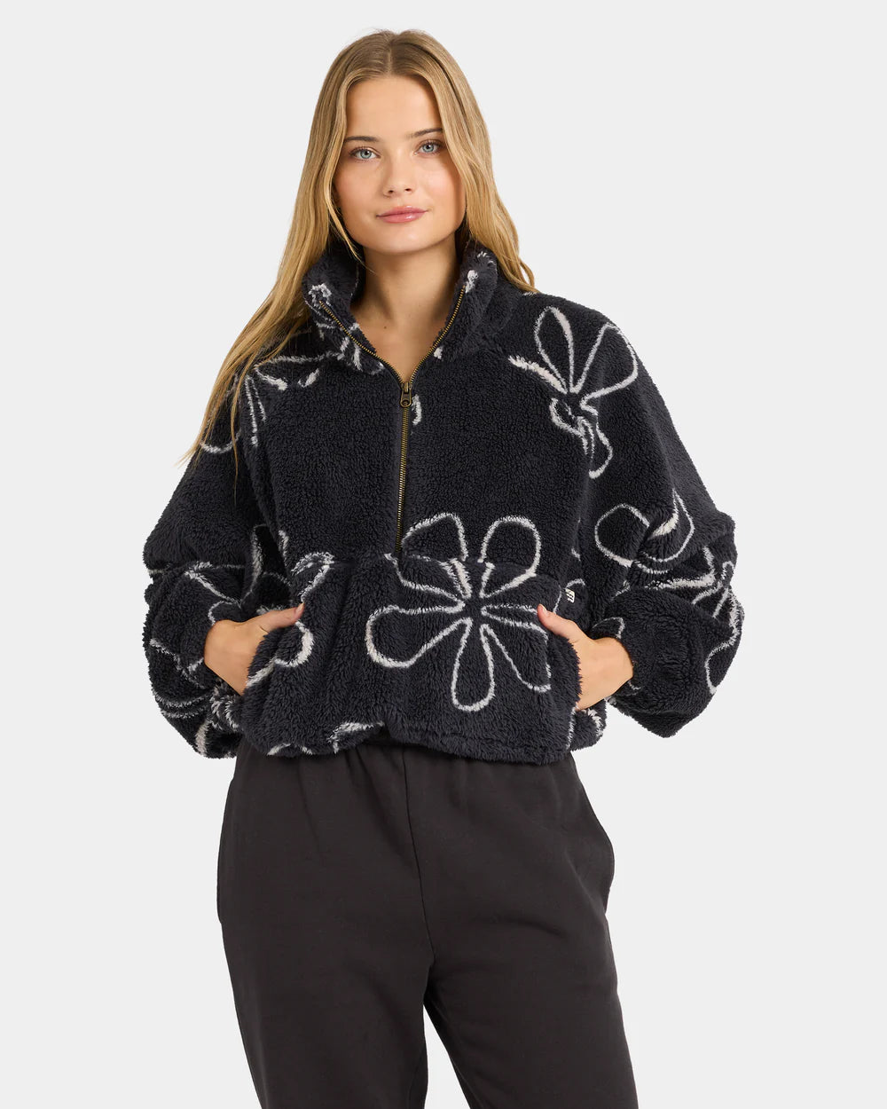 Billabong Good Life Half Zip Fleece Jumper
