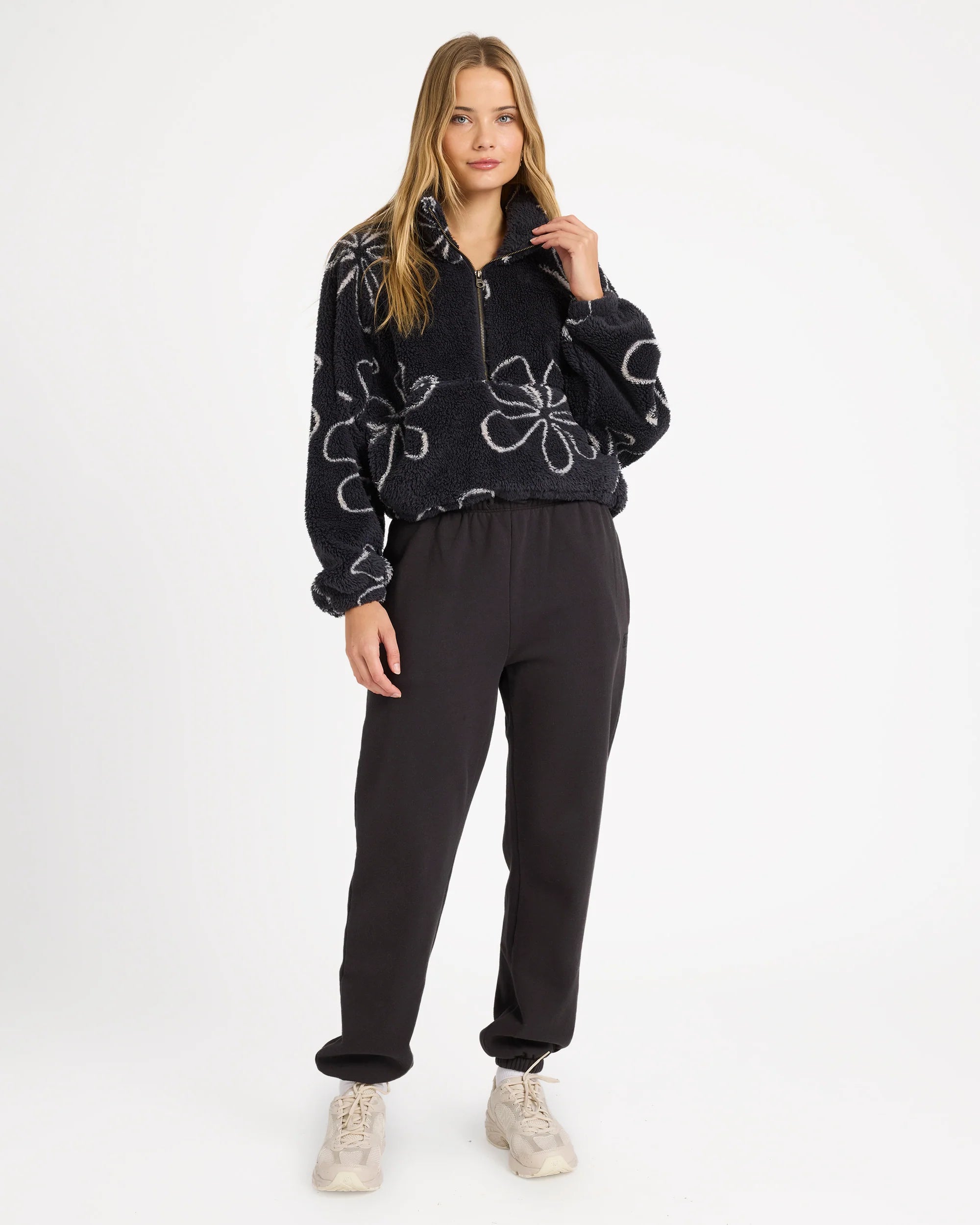 Billabong Good Life Half Zip Fleece Jumper