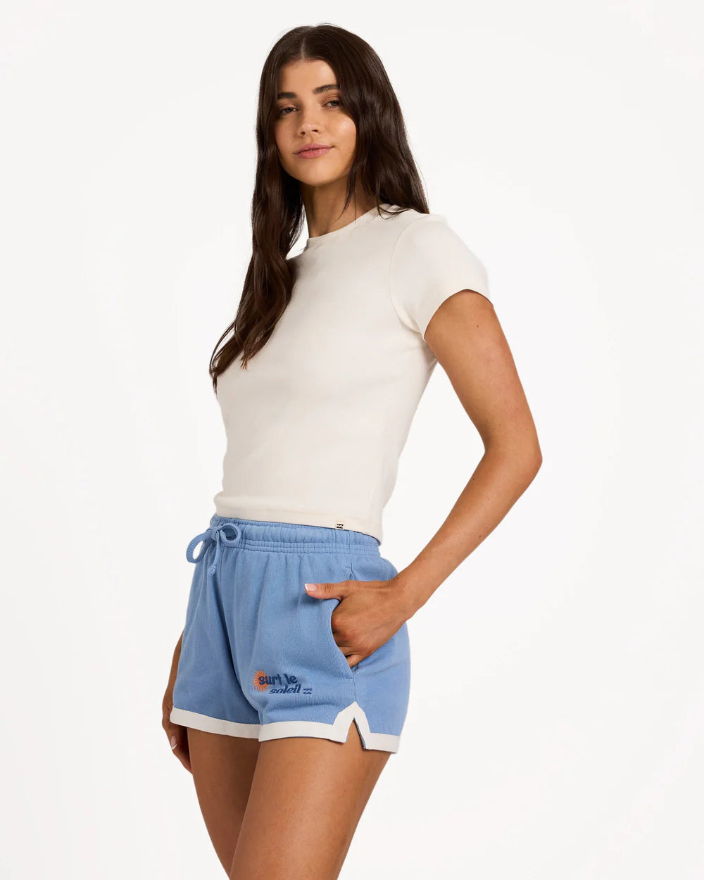 Billabong Surf Le Soleil Elastic Waist Shorts