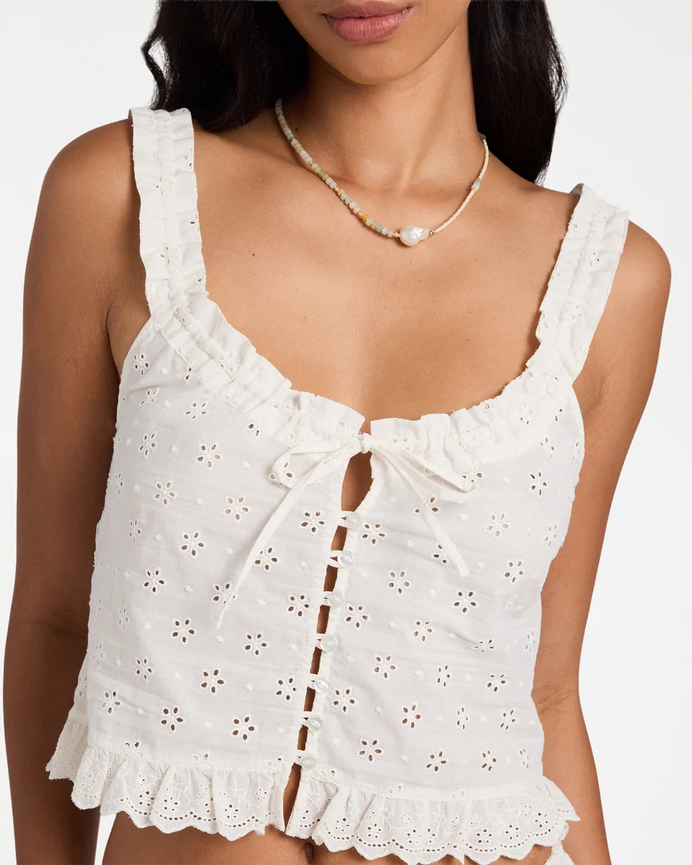 Billabong Simply Sweet Broderie Top