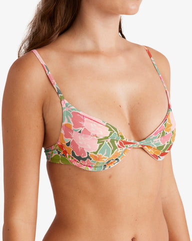 Tropic Highs Twisted Demi Bra Bikini Top