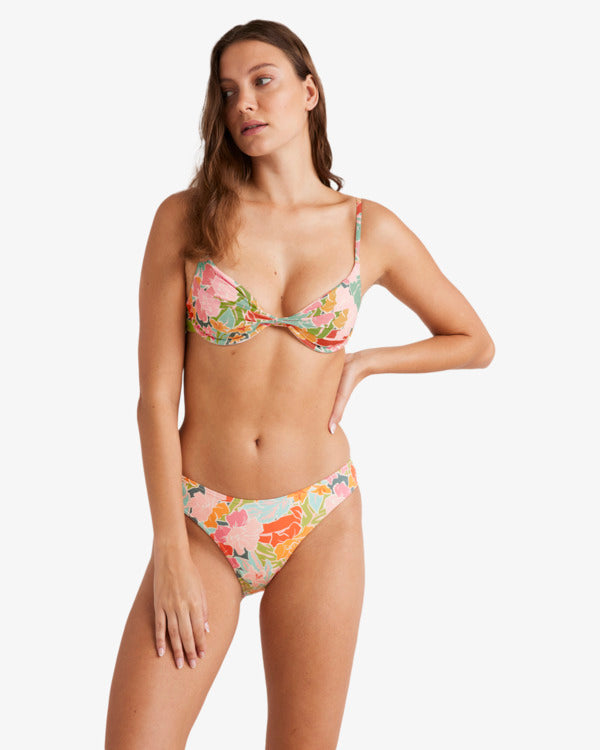 Billabong Tropic Highs Twisted Demi Bra Bikini Top
