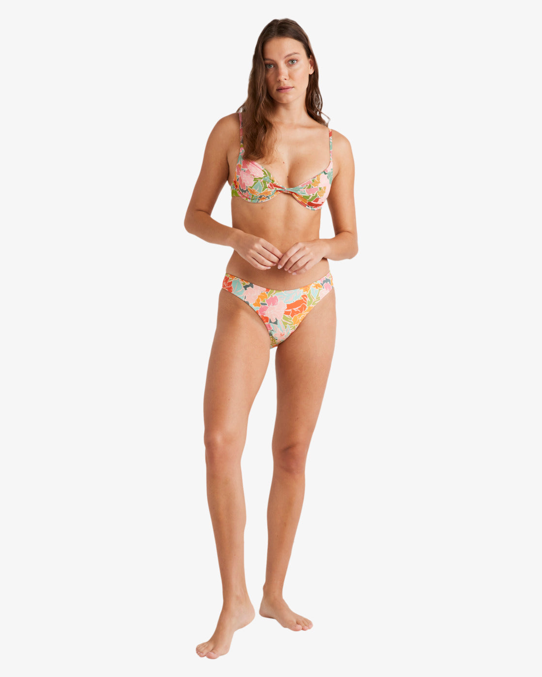 Billabong Tropic Highs Twisted Demi Bra Bikini Top