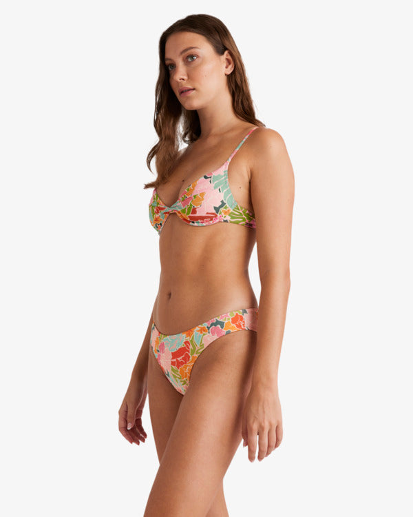 Billabong Tropic Highs Twisted Demi Bra Bikini Top