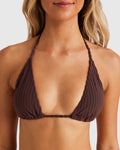 Terry Rib Remi Tri Bikini Top
