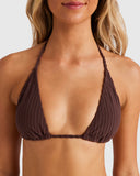 Terry Rib Remi Tri Bikini Top