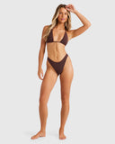Terry Rib Remi Tri Bikini Top