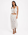 Billabong Salt Bloom Lace Midi Skirt