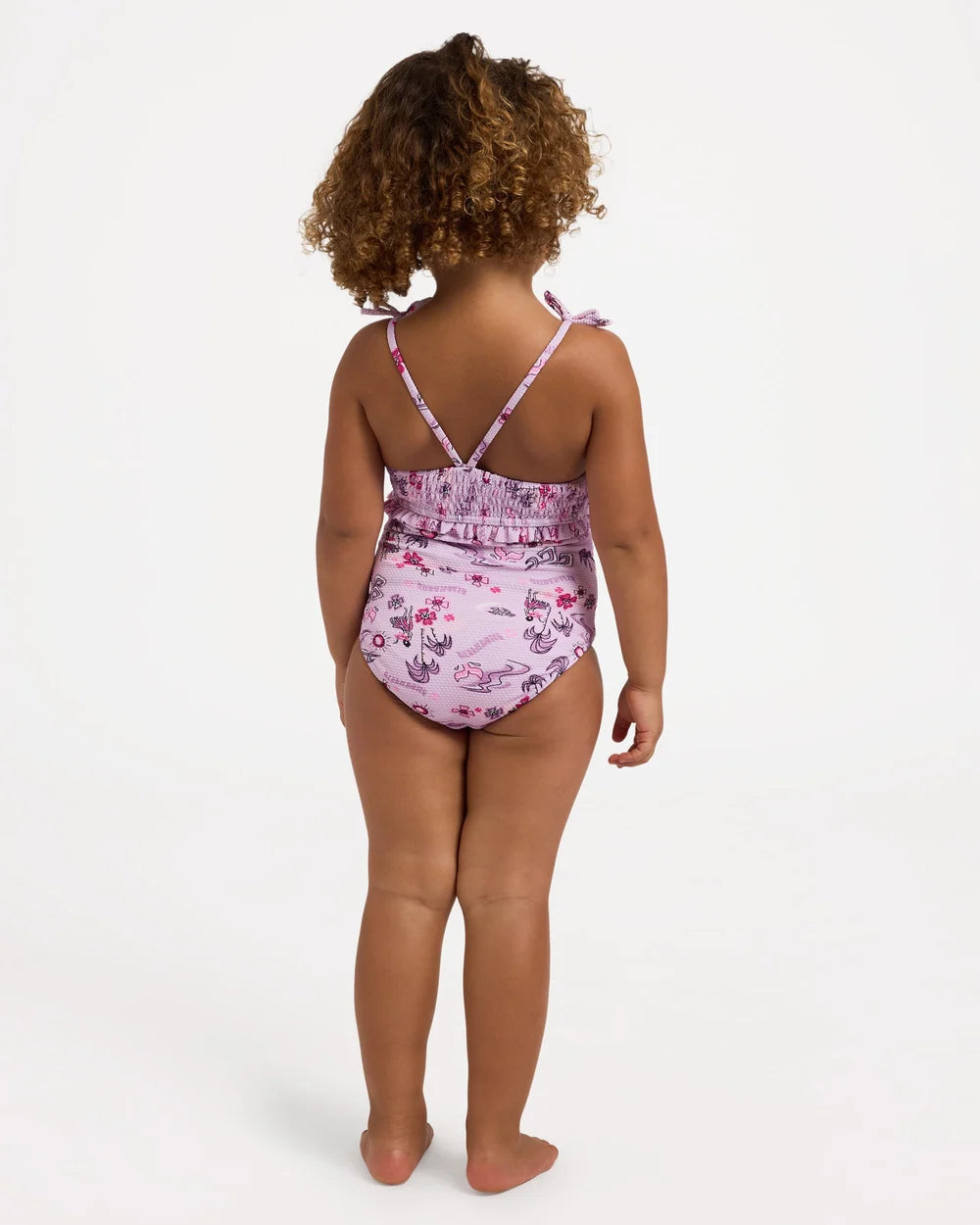Billabong Hula Haze One Piece Swimsuit Girls 0-5