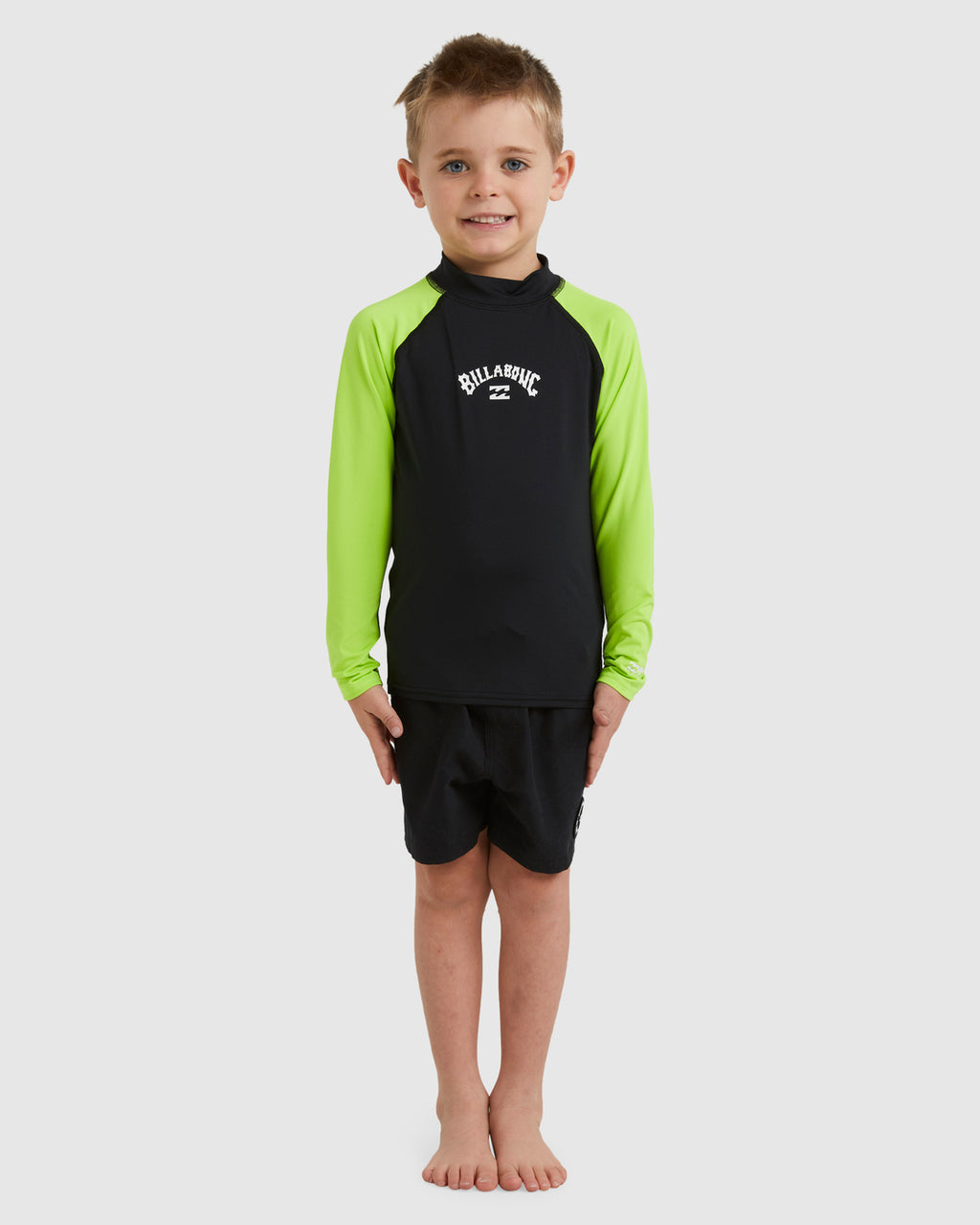 Billabong All Day Arch Rash Vest Boys 2-7
