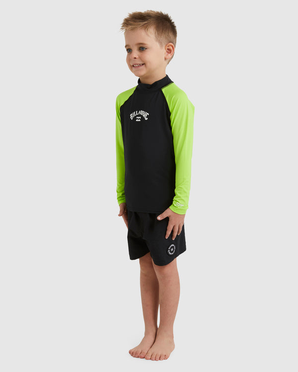 Billabong All Day Arch Rash Vest Boys 2-7
