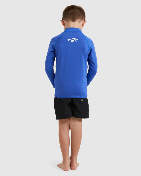 Billabong All Day Arch Rash Vest Boys 2-7