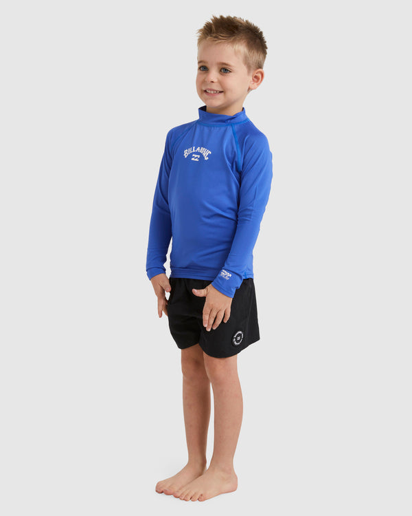 Billabong All Day Arch Rash Vest Boys 2-7