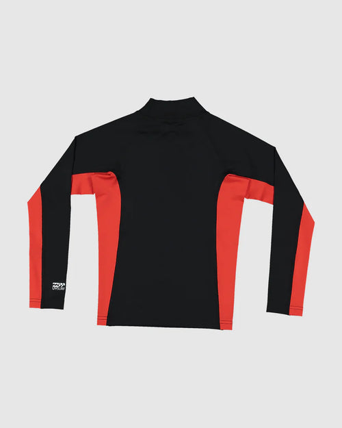Billabong Jimmy Contrast Rash Vest Boys 0-7 Black