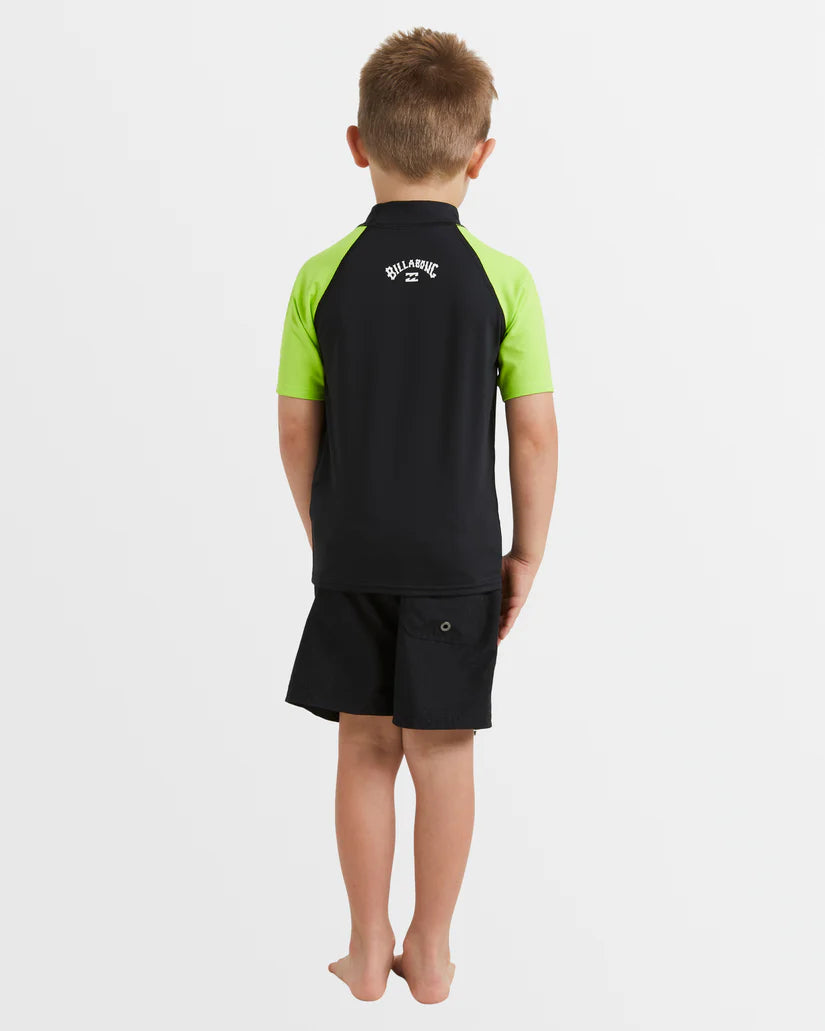 Billabong All Day Arch Rash Vest Boys 0-7
