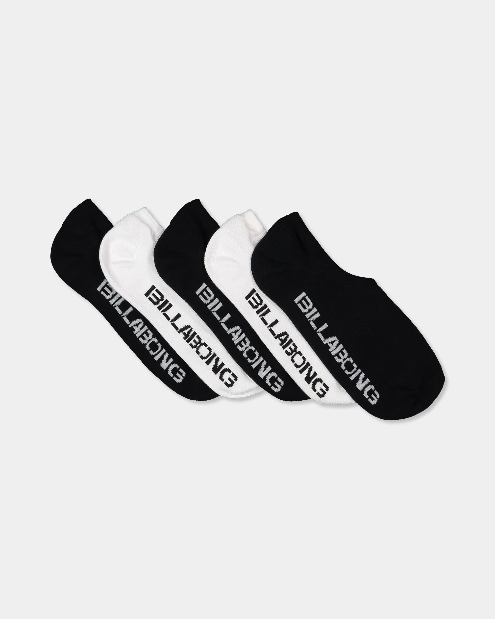 Billabong No Show Socks 5 Pack