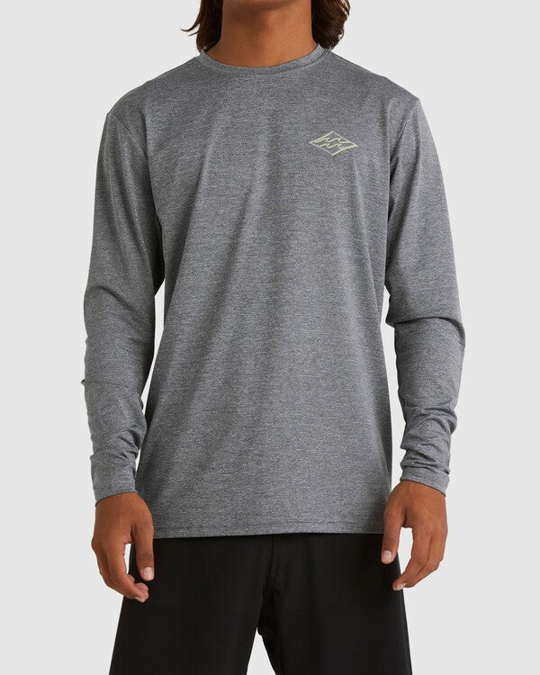 Billabong Diamond Shoreline Long Sleeve UPF 50 Surf T-Shirt