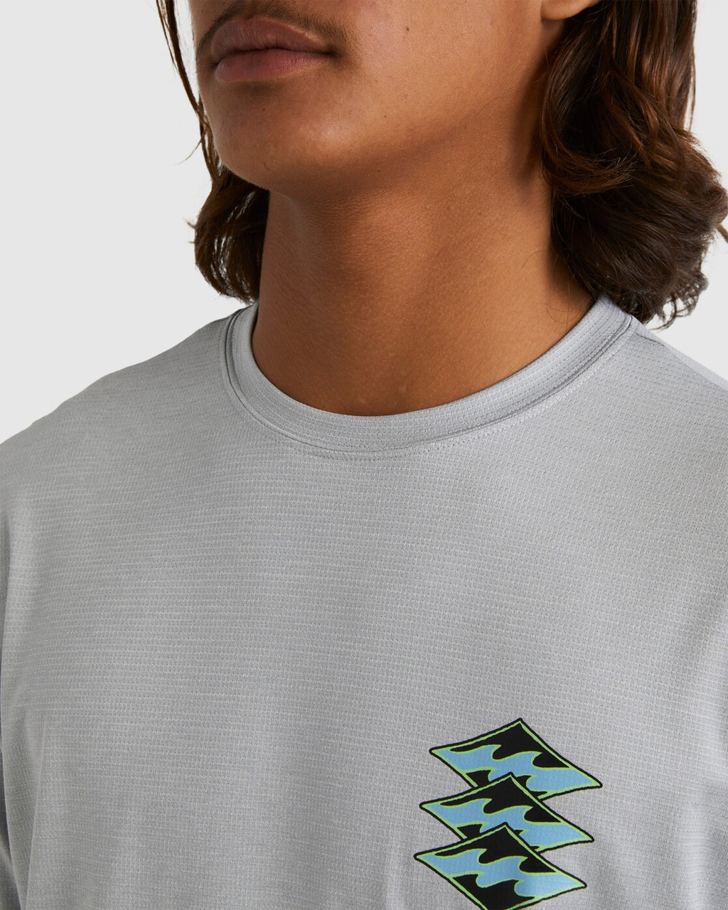 Billabong Diamond Shoreline Long Sleeve UPF 50 Surf T-Shirt
