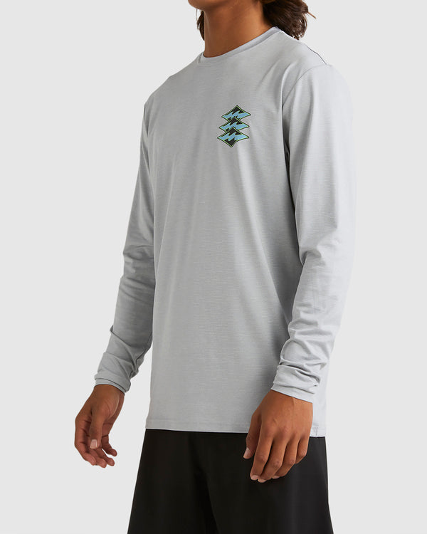 Billabong Diamond Shoreline Long Sleeve UPF 50 Surf T-Shirt