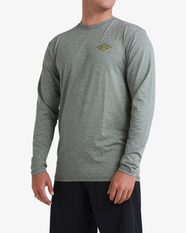 Billabong Diamond Shoreline Long Sleeve UPF 50 Surf T-Shirt