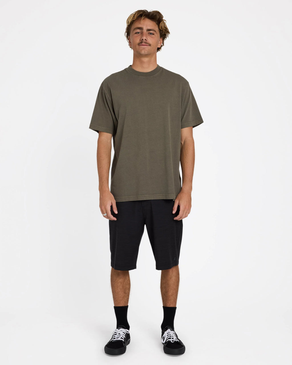 Billabong Premium Wave Wash T-Shirt Army