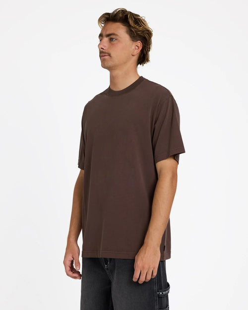 Billabong Premium Wave Washed T-Shirt Chocolate