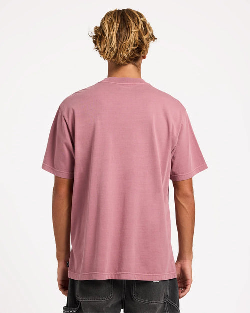 Billabong Premium Wave Washed T-Shirt Red Dahlia