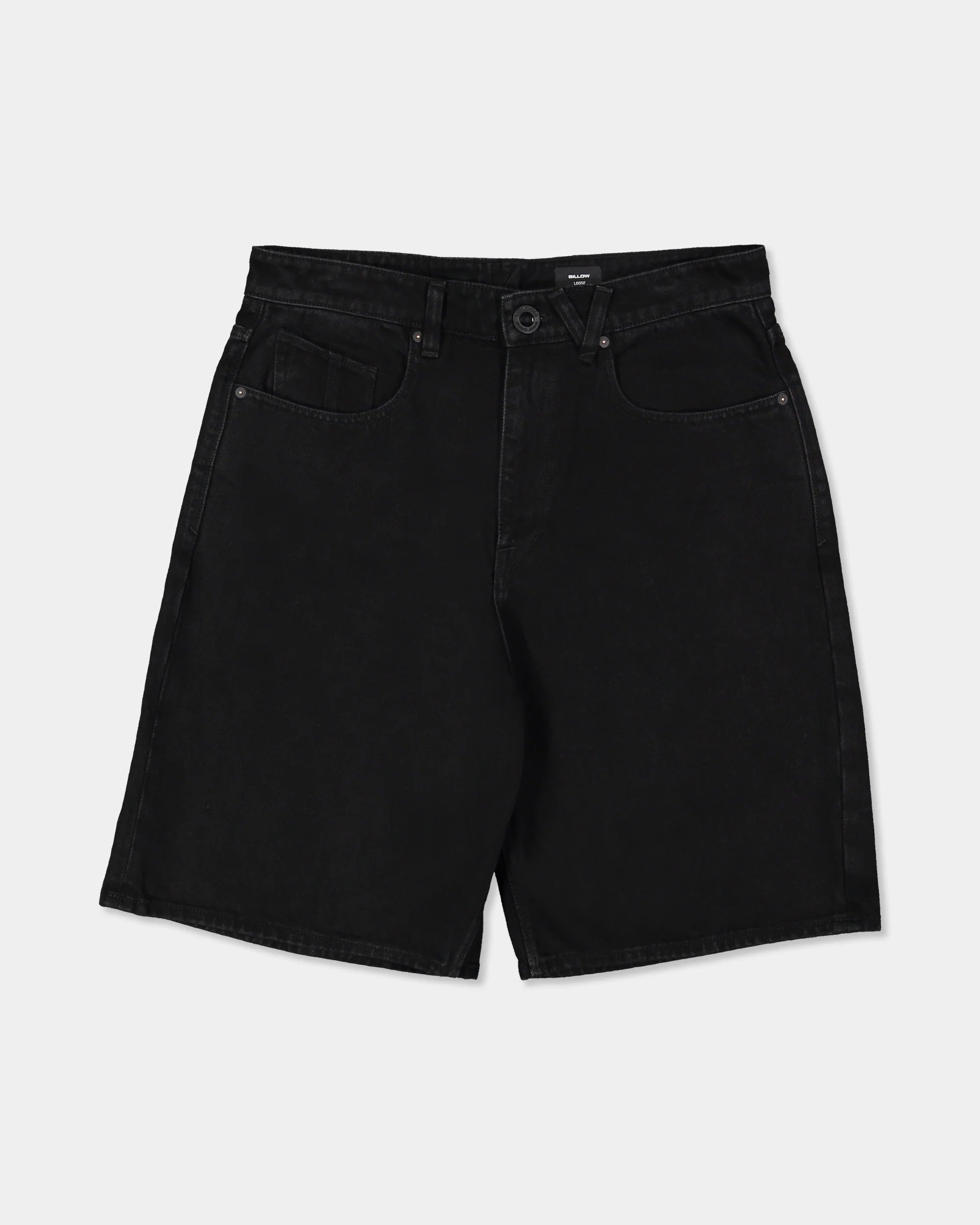 Volcom Billow 2 22" Denim Shorts Black
